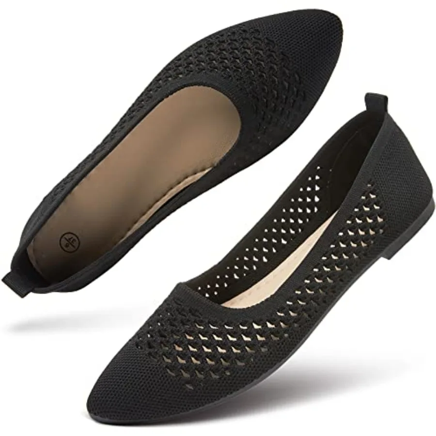 hash bubbie Women's Flats Shoes Women Comfortable Dress Shoes Pointed Toe Flats Ballet Mesh Knit Flat Dressy Slip on Business C
hash bubbie Women's Flats Shoes Women Comfortable Dress Shoes Pointed Toe Flats Ballet Mesh Knit Flat Dressy Slip on Business C