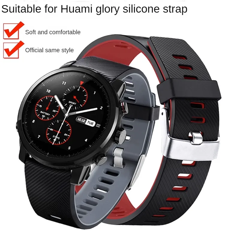 Silicone Watch Strap Replacement GT3 PRO/GTR/GTS Series Men's And Women's Straight Interface Rubber Watchband 20/22mm
Silicone Watch Strap Replacement GT3 PRO/GTR/GTS Series Men's And Women's Straight Interface Rubber Watchband 20/22mm