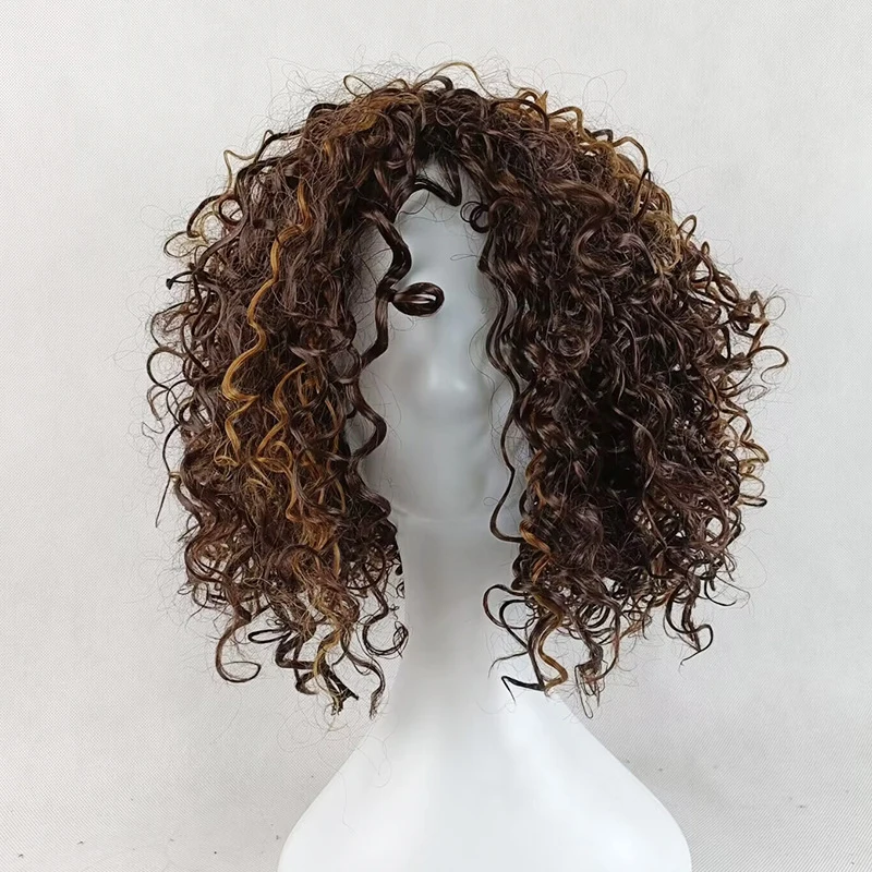 , fashionable hair, African , small curly short wig
, fashionable hair, African , small curly short wig