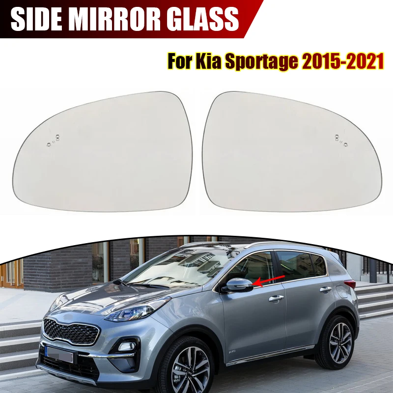For Kia Sportage 2015-2021 Heated convex glass mirror for car side door Replacement Rear View Lens
For Kia Sportage 2015-2021 Heated convex glass mirror for car side door Replacement Rear View Lens
