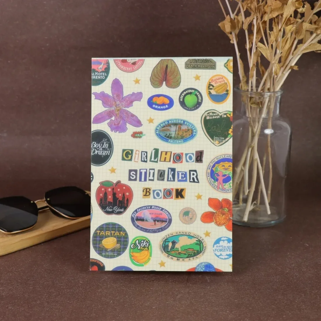 Girlhood Sticker Book Fruity Icons Pastel Letters Tickets DIY Scrapbooking Journaling Decoration Handbook for Creative Crafts
Girlhood Sticker Book Fruity Icons Pastel Letters Tickets DIY Scrapbooking Journaling Decoration Handbook for Creative Crafts
