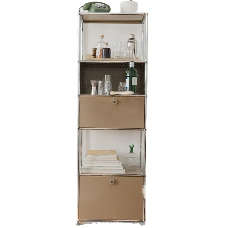 Stainless Steel Shelf Multi-layer Storage Shelf Floor Bookshelf Module Combination Storage Shelf
Stainless Steel Shelf Multi-layer Storage Shelf Floor Bookshelf Module Combination Storage Shelf