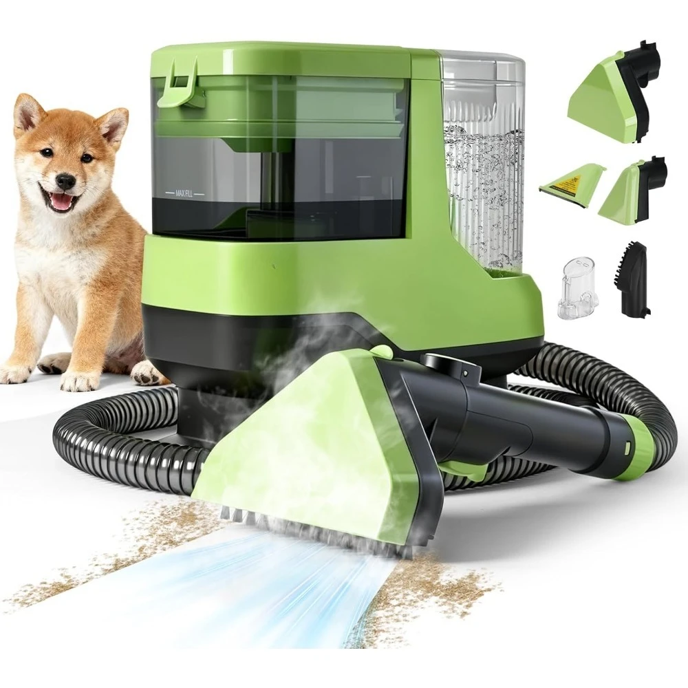 Portable Carpet Cleaner Machine 17Kpa Upholstery Steam Cleaner with Voice Prompt Self Cleaning 4 Tools for Pet Car Couch
Portable Carpet Cleaner Machine 17Kpa Upholstery Steam Cleaner with Voice Prompt Self Cleaning 4 Tools for Pet Car Couch