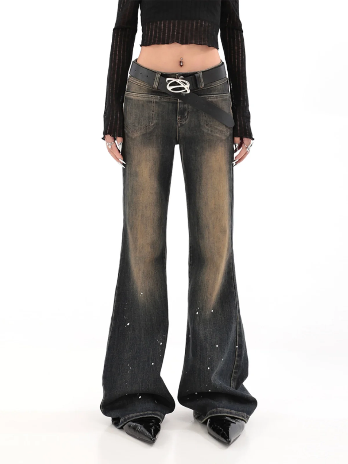 WCFCX STUDIO 90S Camouflage Vintage Bell Bottoms Pants for Women Pockets Distressed Pants Harajuku Y2K Aesthetic Low Waist
WCFCX STUDIO 90S Camouflage Vintage Bell Bottoms Pants for Women Pockets Distressed Pants Harajuku Y2K Aesthetic Low Waist