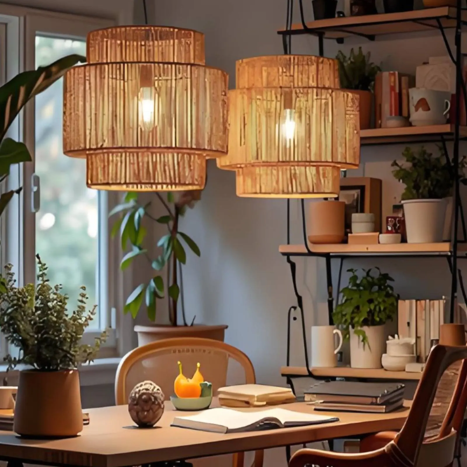 Woven Paper Rope Lampshade Vintage Retro Rope Light Shade Hanging Lamp Shade Boho Design Ceiling Light Cover Easy Installation
Woven Paper Rope Lampshade Vintage Retro Rope Light Shade Hanging Lamp Shade Boho Design Ceiling Light Cover Easy Installation