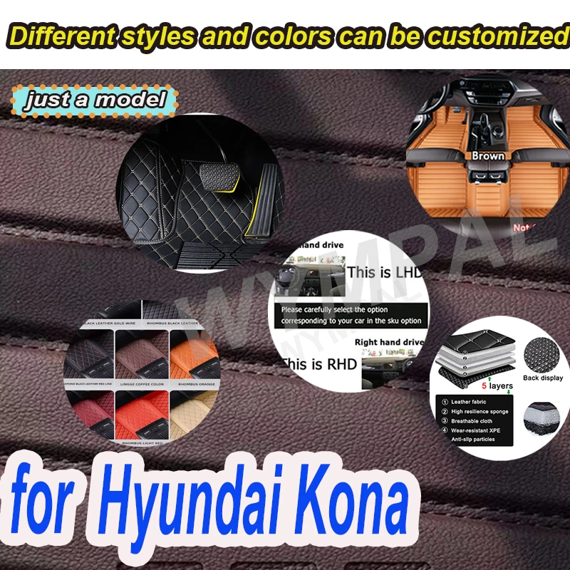LUXURY Car Mats For Hyundai Kona Kauai OS 2018~2022 Leather Floor Mat Rugs
LUXURY Car Mats For Hyundai Kona Kauai OS 2018~2022 Leather Floor Mat Rugs