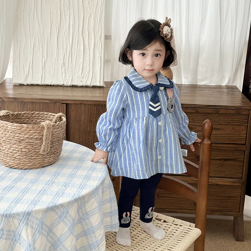 Осенний комплект из двух предметов для маленьких девочек с рисунком Зоотопии, Джуди Банни, комплект из двух предметов с длинными рукавами, полосатый хлопковый комплект с завязками, детские комплекты Джуди для малышей, 1-3 года
Осенний комплект из двух предметов для маленьких девочек с рисунком Зоотопии, Джуди Банни, комплект из двух предметов с длинными рукавами, полосатый хлопковый комплект с завязками, детские комплекты Джуди для малышей, 1-3 года