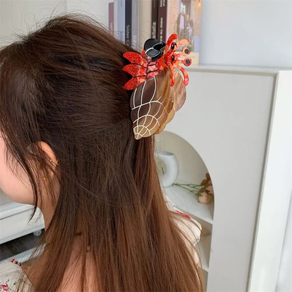 Модная заколка-крабик для волос в корейском стиле, с рисунком животного, из ацетатного волокна, аксессуар для волос, креативная заколка-крабик для девочек
Модная заколка-крабик для волос в корейском стиле, с рисунком животного, из ацетатного волокна, аксессуар для волос, креативная заколка-крабик для девочек
