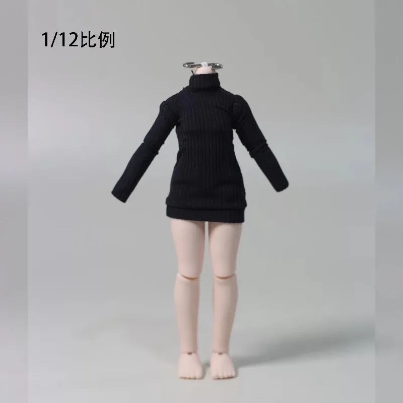 1/12 Scale Female Dolls Cute High Neck Sweater Dress Clothes Model for 12-inch Soldier Action Figures Body Accessories
1/12 Scale Female Dolls Cute High Neck Sweater Dress Clothes Model for 12-inch Soldier Action Figures Body Accessories