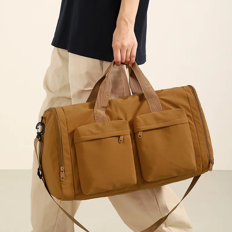 Складная портативная многофункциональная дорожная сумка, большая вместительная легкая однотонная сумка для коротких поездок, простая спортивная сумка для йоги и фитнеса
Складная портативная многофункциональная дорожная сумка, большая вместительная легкая однотонная сумка для коротких поездок, простая спортивная сумка для йоги и фитнеса