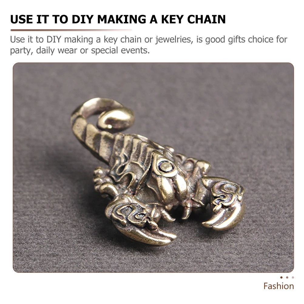 Flame Scorpion Keychain Decorative Hanging Ornament Copper Pendant Handbag Charms Decoration
Flame Scorpion Keychain Decorative Hanging Ornament Copper Pendant Handbag Charms Decoration