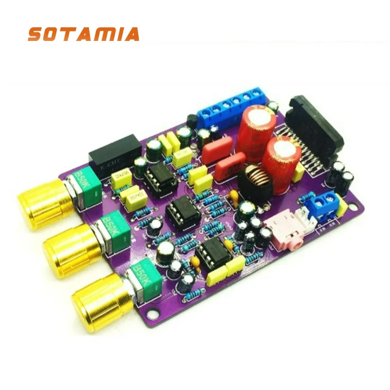 SOTAMIA TDA7850 Digital Power Amplifier Module 2.1 Channel 80W*2+120W High Power Class AB Bass Car Power Amplifier Board
SOTAMIA TDA7850 Digital Power Amplifier Module 2.1 Channel 80W*2+120W High Power Class AB Bass Car Power Amplifier Board