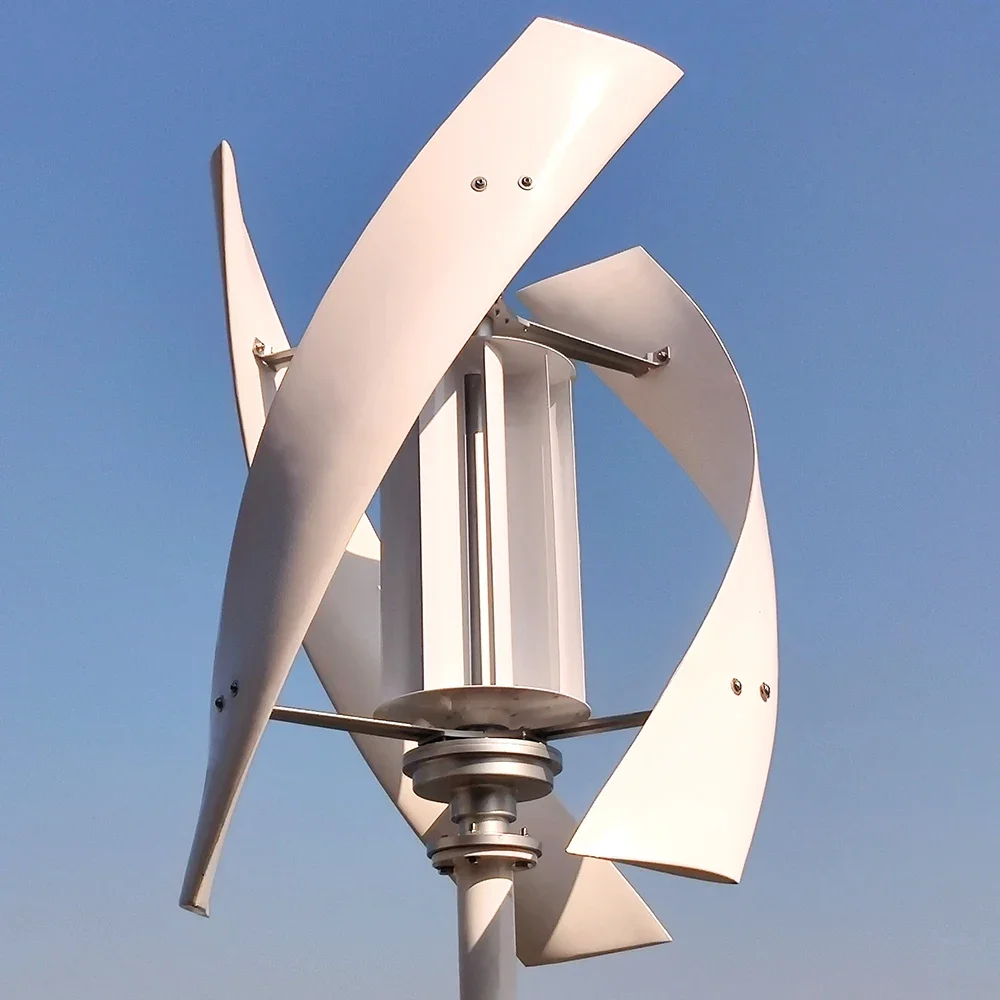 For Home Use Wind Turbine 2kw 3kw Vertical Axis Maglev Plant High Voltage Generator 3000w 24V 48V With Hybrid Charge Controller
For Home Use Wind Turbine 2kw 3kw Vertical Axis Maglev Plant High Voltage Generator 3000w 24V 48V With Hybrid Charge Controller