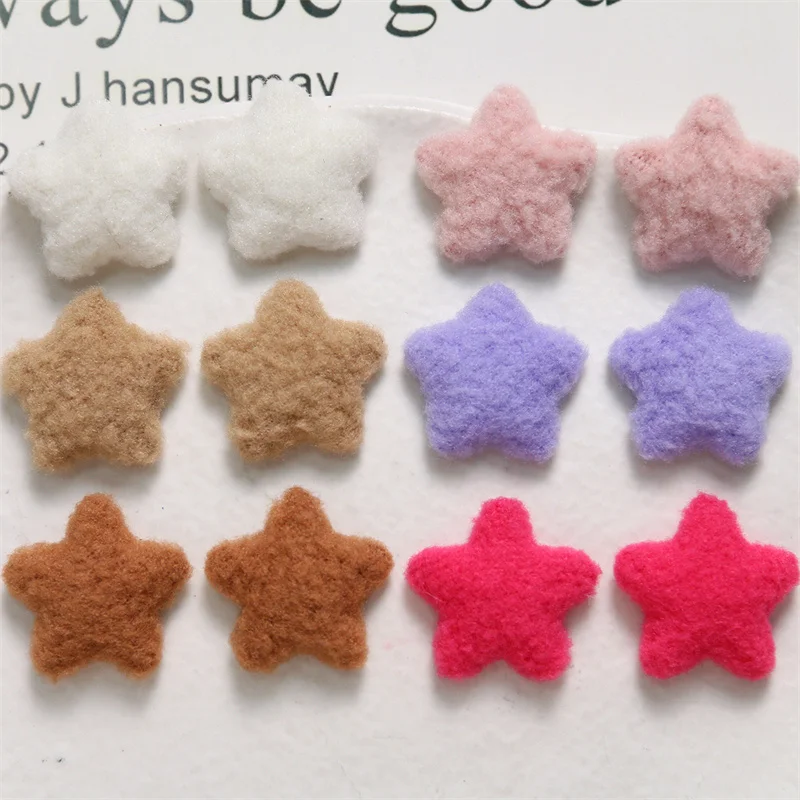 Winter style 100pcs/lot 21mm color fabric decoration cartoon stars shape cabochon beads diy jewerly garment/hair accessory
Winter style 100pcs/lot 21mm color fabric decoration cartoon stars shape cabochon beads diy jewerly garment/hair accessory
