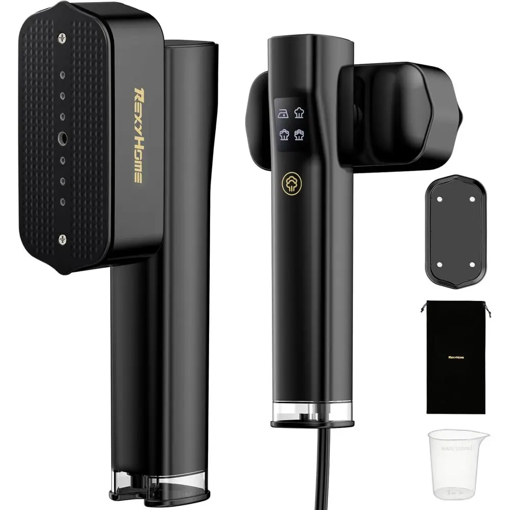 Портативный отпариватель для одежды 1000 Вт, ручной, 2-в-1 (отпариватель и утюг), быстрый нагрев, 4 режима, компактный и мощный отпариватель для быстрой обработки одежды
Портативный отпариватель для одежды 1000 Вт, ручной, 2-в-1 (отпариватель и утюг), быстрый нагрев, 4 режима, компактный и мощный отпариватель для быстрой обработки одежды