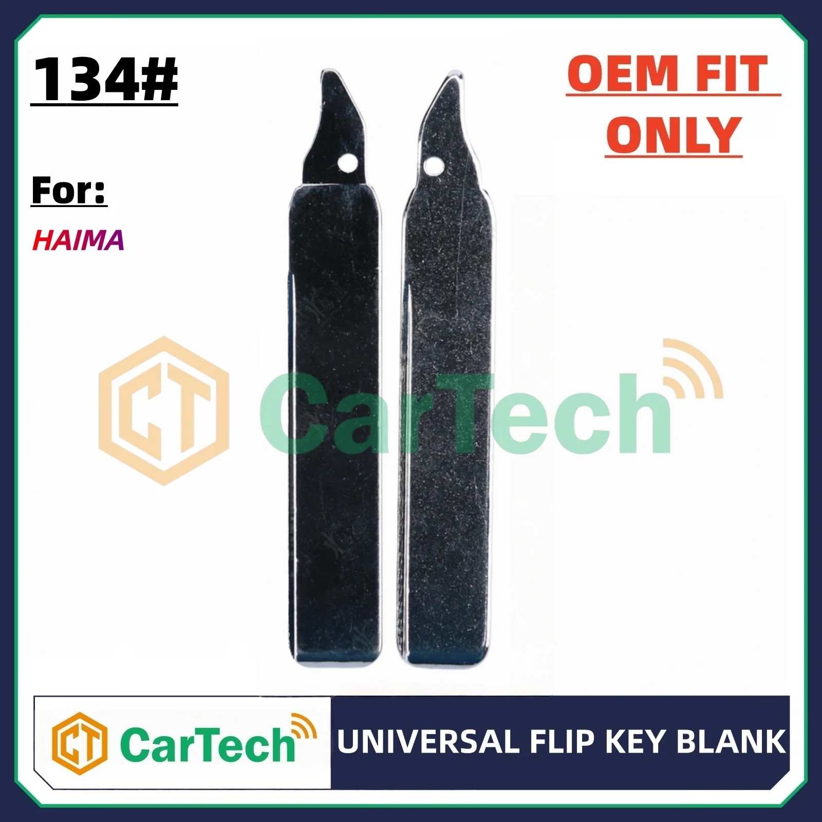 Cartech 134# OEM Style Uncut Blank Key Blade Replacement for HAIMA Original Remote Key
Cartech 134# OEM Style Uncut Blank Key Blade Replacement for HAIMA Original Remote Key