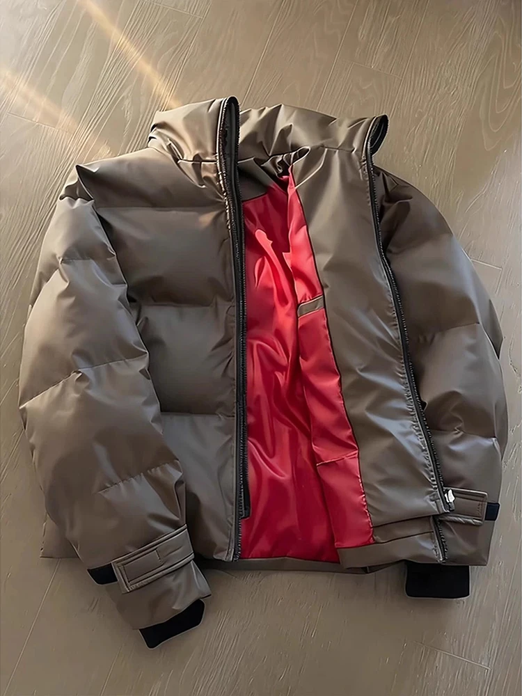 Утепленная хлопковая куртка для мужчин: зимняя теплая куртка с воротником-стойкой, на молнии, прямого кроя, повседневная верхняя одежда
Утепленная хлопковая куртка для мужчин: зимняя теплая куртка с воротником-стойкой, на молнии, прямого кроя, повседневная верхняя одежда