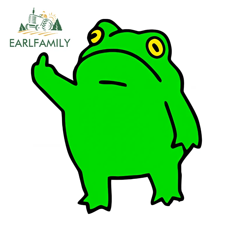 EARLFAMILY Little Green Frog Funny Car Stickers Lovely Cartoon Graphics Decal 3D Scratch-Proof Waterproof 3D Car Stickers
EARLFAMILY Little Green Frog Funny Car Stickers Lovely Cartoon Graphics Decal 3D Scratch-Proof Waterproof 3D Car Stickers