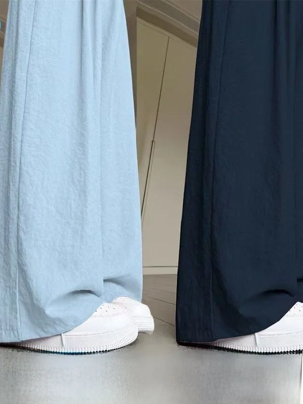 High Waist Wide Leg Pants Straight Cut Casual Summer Trousers for plus Size Women Lazy Style Pocket Detail Elastic Waist
High Waist Wide Leg Pants Straight Cut Casual Summer Trousers for plus Size Women Lazy Style Pocket Detail Elastic Waist