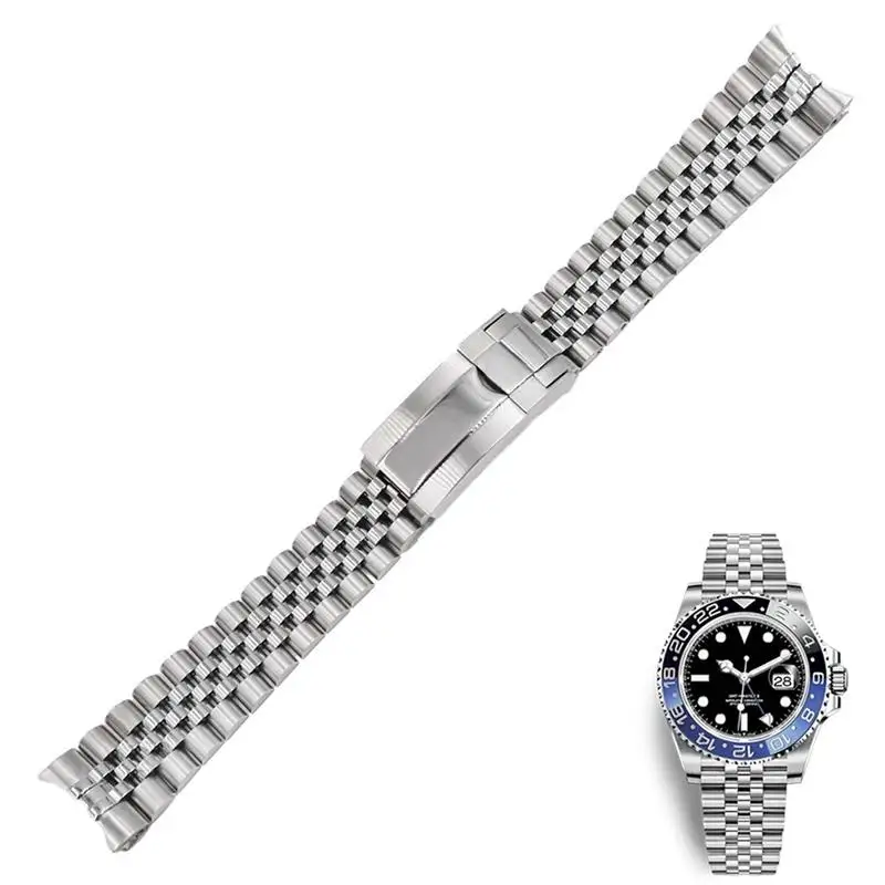Ремешок SCHIK для часов Rolex GMT Master II 20 мм, сменный Браслет из нержавеющей стали для наручных часов, браслет для часов, юбилей с устрицей
Ремешок SCHIK для часов Rolex GMT Master II 20 мм, сменный Браслет из нержавеющей стали для наручных часов, браслет для часов, юбилей с устрицей