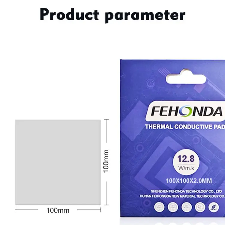 Fehonda 15W 12W 8W Thermal Pad Insulation 0.5/0.75/1.0/1.25/1.5/1.75/2.0/3.0Mm High Quality Silicon Pad Thermal
Fehonda 15W 12W 8W Thermal Pad Insulation 0.5/0.75/1.0/1.25/1.5/1.75/2.0/3.0Mm High Quality Silicon Pad Thermal