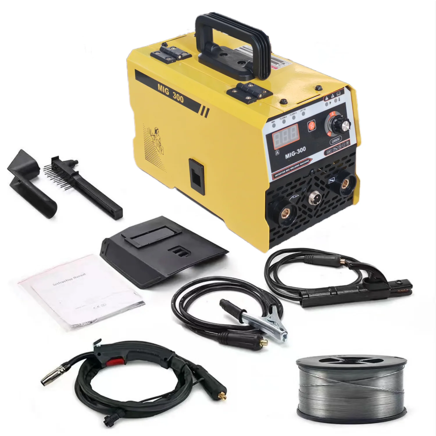 Mig-300 Mini Mig Welding Machine Gasless Flux Wire Mig Soldador Mig Welder Without Gas Mini Portable Welder
Mig-300 Mini Mig Welding Machine Gasless Flux Wire Mig Soldador Mig Welder Without Gas Mini Portable Welder