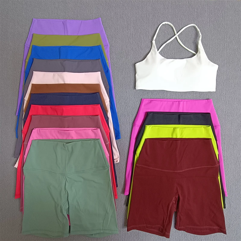 Sport Yoga 2-Piece Set Multiple Color Shorts With White Soft Cross Back Backless Bra Women Tracksuit Jogging Cycling Gym Running
Sport Yoga 2-Piece Set Multiple Color Shorts With White Soft Cross Back Backless Bra Women Tracksuit Jogging Cycling Gym Running
