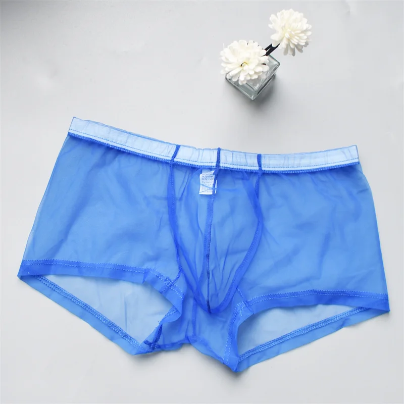 Sexy Underwear Boxers Ultra-thin Seductive Mesh Breathable Sexy Transparent Boxershort Men's Sexy Boxer Funny Underpants
Sexy Underwear Boxers Ultra-thin Seductive Mesh Breathable Sexy Transparent Boxershort Men's Sexy Boxer Funny Underpants