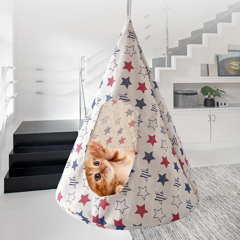2026 Creative Pet Cat Sleeping Hammock Bed Small Cat Basket Comfortable Hanging Cage Bed
2026 Creative Pet Cat Sleeping Hammock Bed Small Cat Basket Comfortable Hanging Cage Bed