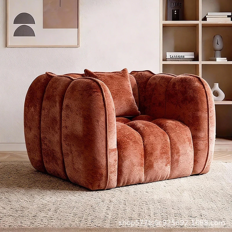 Pumpkin Lazy Compressed Single Person French Retro Velvet Leisure Vacuum Roll-Up Sponge Sofa
Pumpkin Lazy Compressed Single Person French Retro Velvet Leisure Vacuum Roll-Up Sponge Sofa