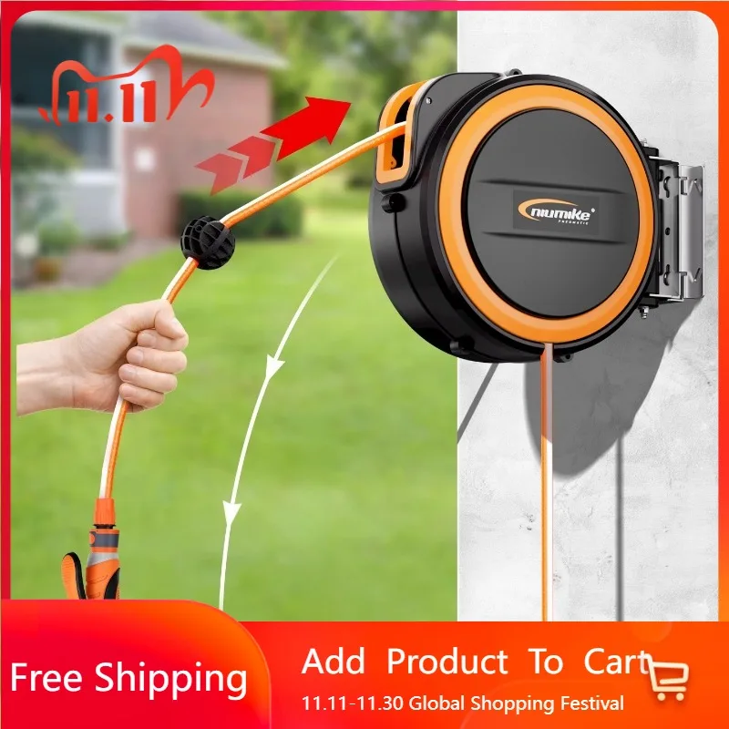 Retractable Wall Mount Water Pipe Reinforced Extender Spray Gun Set Water Pipe Reel Tubo Acqua Giardino Space Saving Furniture
Retractable Wall Mount Water Pipe Reinforced Extender Spray Gun Set Water Pipe Reel Tubo Acqua Giardino Space Saving Furniture
