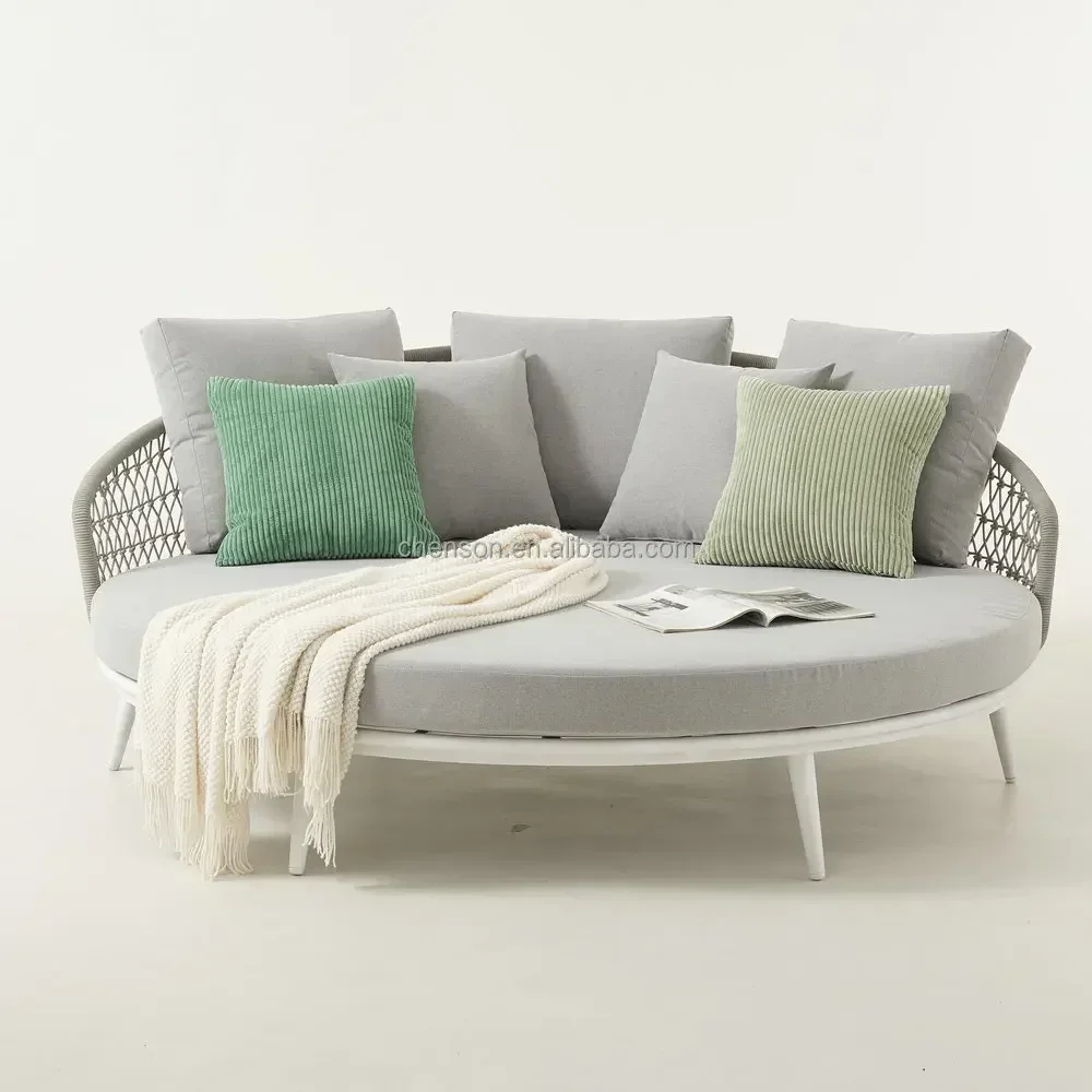 Modern Luxury Outdoor Round Sofa Single Chair Comfortable Round Beds Hotel Sofas Outdoor Circular Sofa Round Rope Bed Furniture
Modern Luxury Outdoor Round Sofa Single Chair Comfortable Round Beds Hotel Sofas Outdoor Circular Sofa Round Rope Bed Furniture
