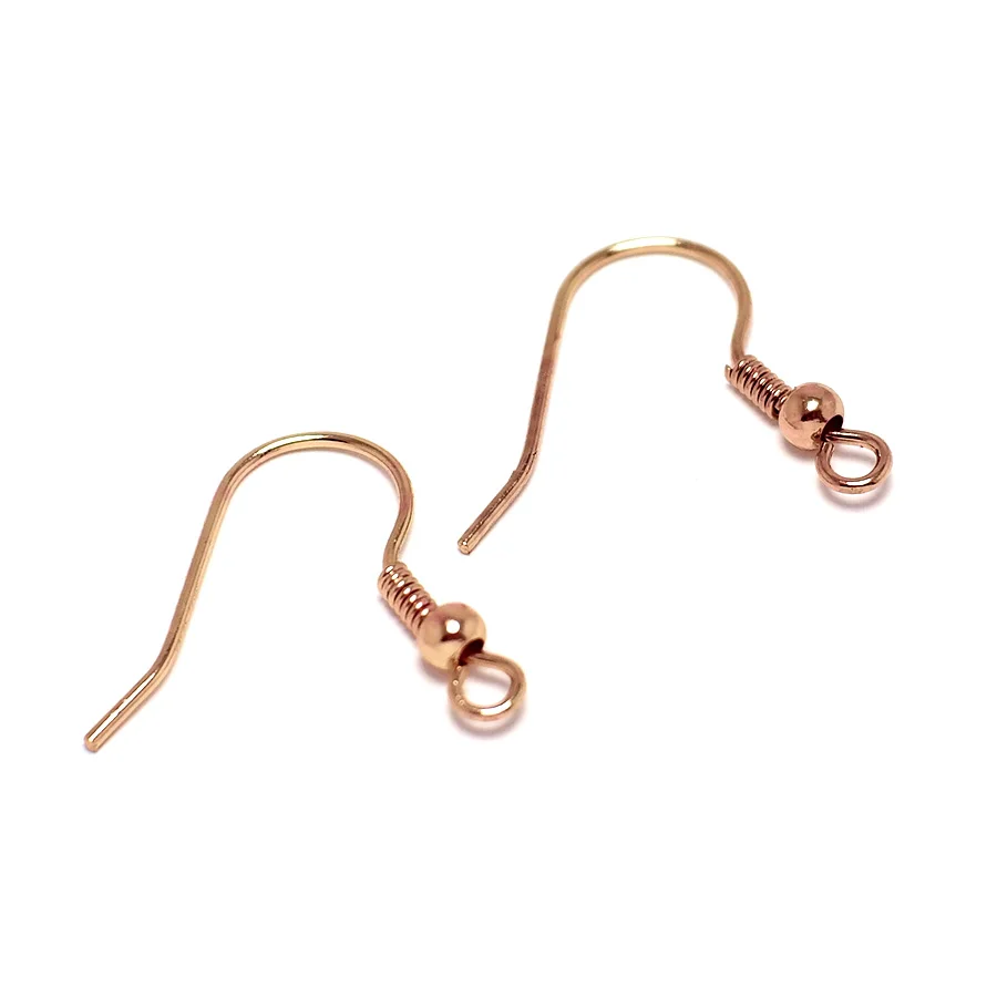 20pcs Rose Gold Plated Brass Ear Wire Ball Hooks,19.6x18.9mm Diy Jewelry Making Accessorie Earrings Findings Components
20pcs Rose Gold Plated Brass Ear Wire Ball Hooks,19.6x18.9mm Diy Jewelry Making Accessorie Earrings Findings Components