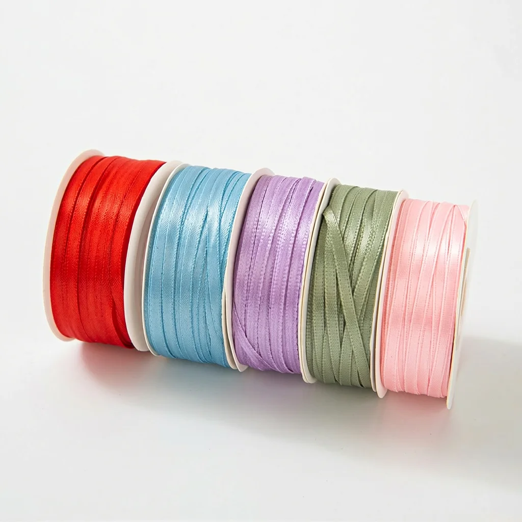 3mm Satin Ribbon Colorful Polyester Satin Ribbon Dense Ribbon Dense For Christmas Decoration Gift Box Wrapping Wedding
3mm Satin Ribbon Colorful Polyester Satin Ribbon Dense Ribbon Dense For Christmas Decoration Gift Box Wrapping Wedding