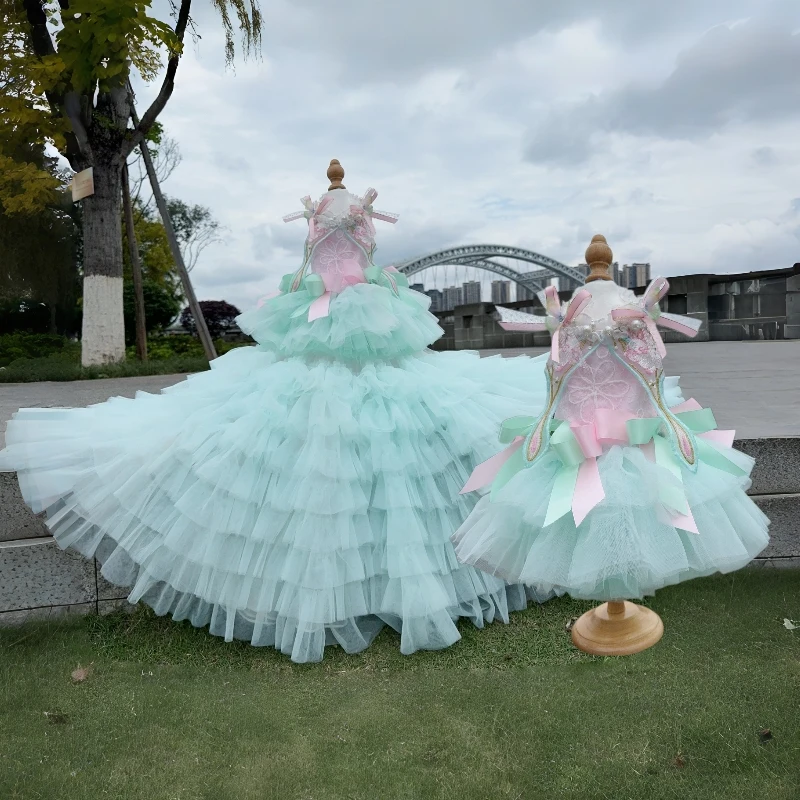 Princess Dog Dress Luxury Handmade Blue Pink Bow Tie Wedding Photography Outfit for Cats & Dogs Birthday Party Anniversary Gift
Princess Dog Dress Luxury Handmade Blue Pink Bow Tie Wedding Photography Outfit for Cats & Dogs Birthday Party Anniversary Gift