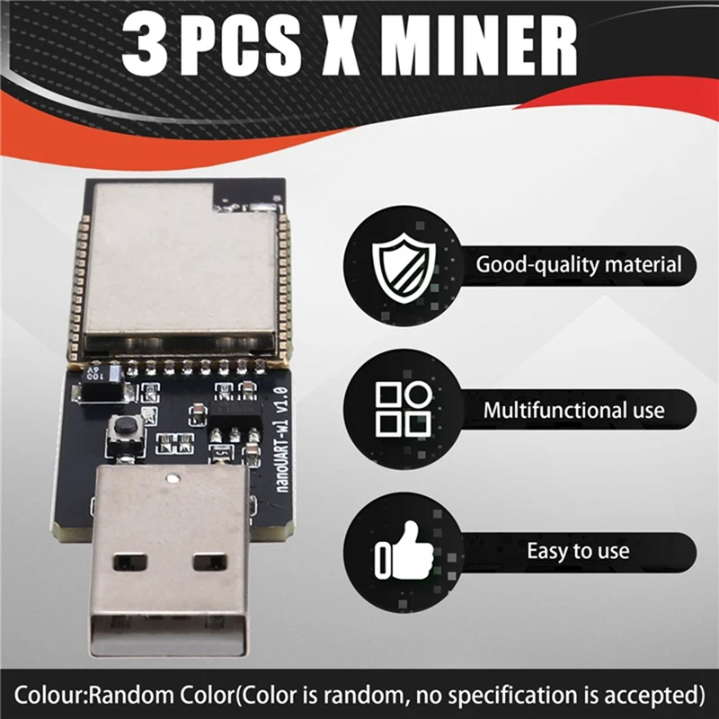 Top-3PCS USB BTC Miner 40-50KH/S Solo Lottery Miner Bitcoin BTC Miner Asic Mining Low Power Miner для домашнего офиса
Top-3PCS USB BTC Miner 40-50KH/S Solo Lottery Miner Bitcoin BTC Miner Asic Mining Low Power Miner для домашнего офиса