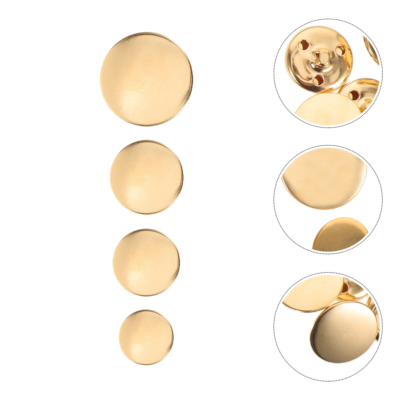 80Pcs Gold Copper Buttons Elegant Round Design for Uniform Jackets Suits Replacement Sewing Accessories Clothes Buttons
80Pcs Gold Copper Buttons Elegant Round Design for Uniform Jackets Suits Replacement Sewing Accessories Clothes Buttons