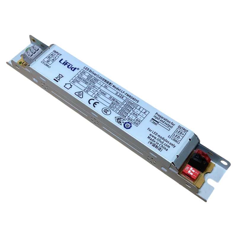 Lifud Non-isolated Tri-proof Constant Current LED Driver Power Supply 40W LF-FMR040YS 40W CC 60W Lighting Power Controlgear
Lifud Non-isolated Tri-proof Constant Current LED Driver Power Supply 40W LF-FMR040YS 40W CC 60W Lighting Power Controlgear