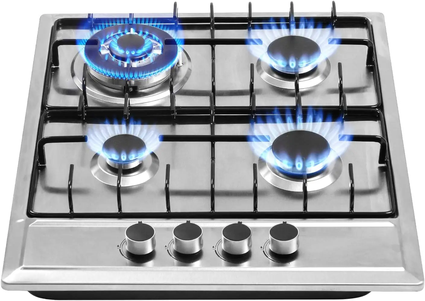 24'x20' 4-Burner Gas Cooktop Stainless Steel with NG/LPG Kit and Thermocouple Protection
24'x20' 4-Burner Gas Cooktop Stainless Steel with NG/LPG Kit and Thermocouple Protection