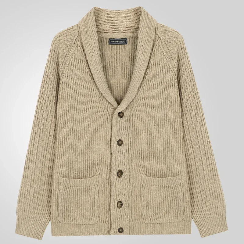 Men's Clothing, Solid Color Lapel Long Sleeve Outer Wear Knitted Sweater 1950S Vintage Sweater Tide SY0055 
Men's Clothing, Solid Color Lapel Long Sleeve Outer Wear Knitted Sweater 1950S Vintage Sweater Tide SY0055