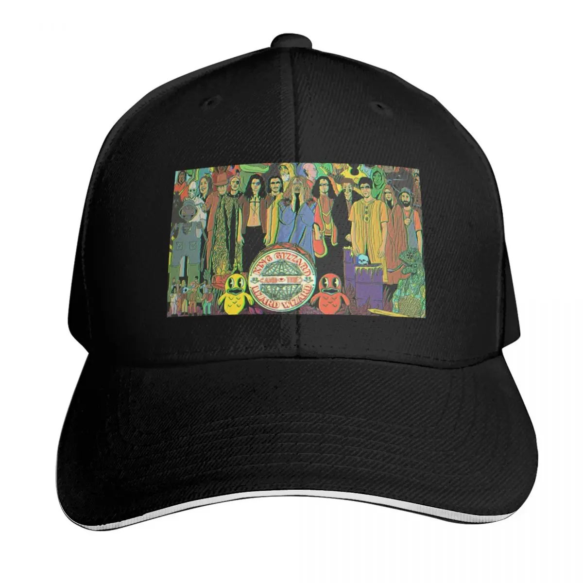 King Gizzard and the Lizard Wizard Squad Baseball Cap Snap Back Hat Luxury Man Hat Custom Cap Mountaineering Man Women's
King Gizzard and the Lizard Wizard Squad Baseball Cap Snap Back Hat Luxury Man Hat Custom Cap Mountaineering Man Women's