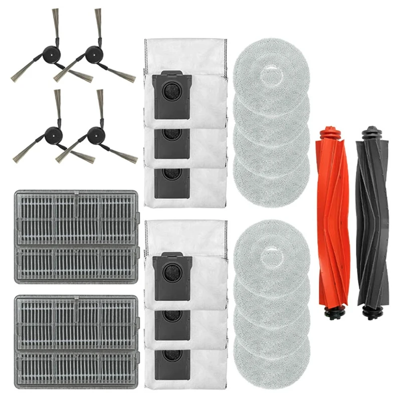 L73A 2025-For Dreame X40 Pro Ultra Replacement Parts Main Roller Side Brush Hepa Filter Mop Cloth Dust Bag Accessories
L73A 2025-For Dreame X40 Pro Ultra Replacement Parts Main Roller Side Brush Hepa Filter Mop Cloth Dust Bag Accessories