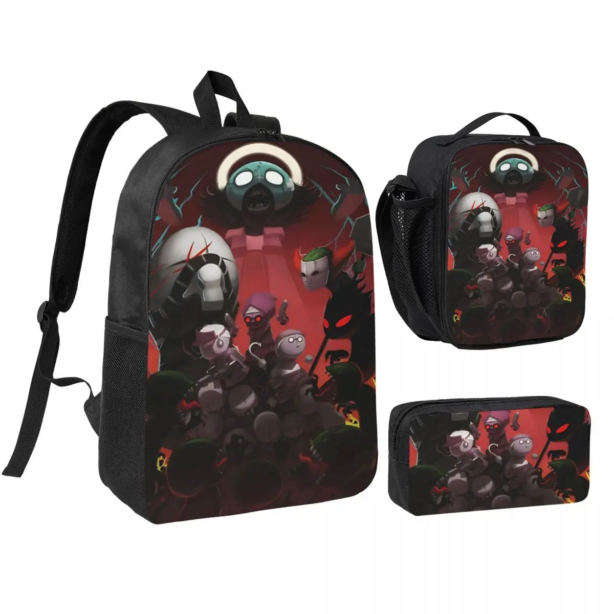 3Pcs Madness Combat Sketch Action Backpack Set for Girls Boys Pencil Boxes Bookbag Sets with Lunch Box For Students Daypack
3Pcs Madness Combat Sketch Action Backpack Set for Girls Boys Pencil Boxes Bookbag Sets with Lunch Box For Students Daypack