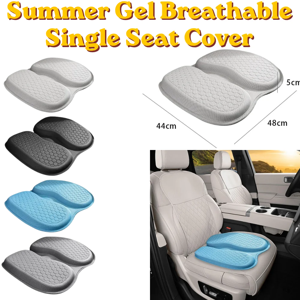 3D Summer Gel Breathable Single Seat Summer Cooling Ergonomics Design Universal for Car/Office/Home Chairs
3D Summer Gel Breathable Single Seat Summer Cooling Ergonomics Design Universal for Car/Office/Home Chairs
