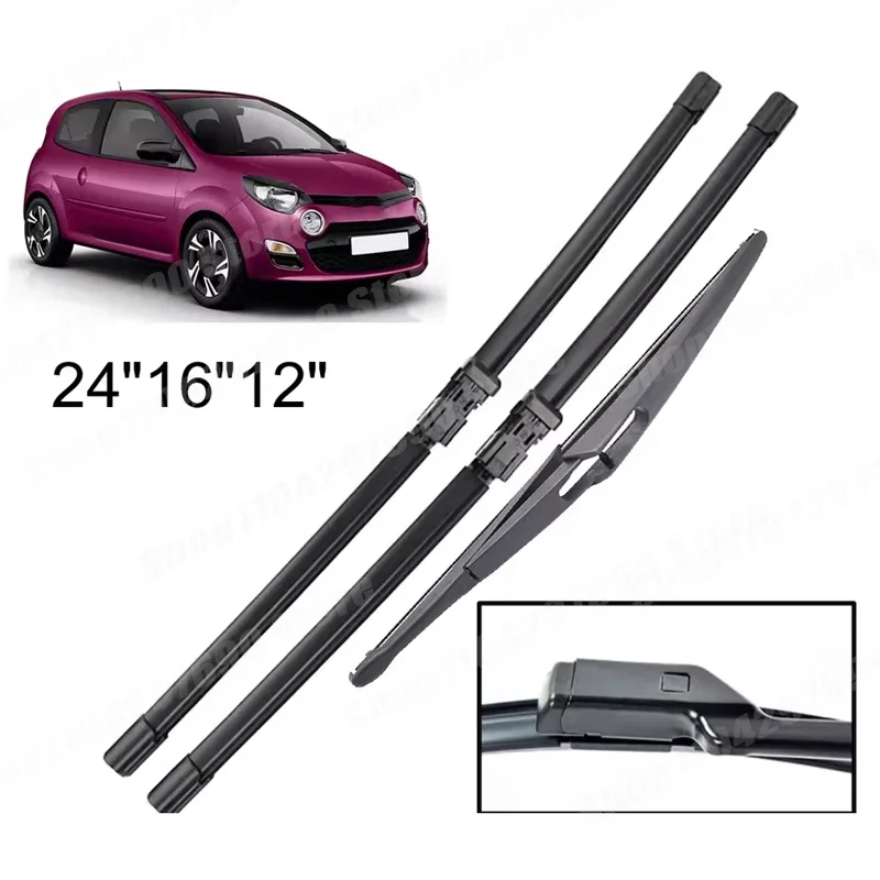 Wiper LHD Front & Rear Wiper Blades Set For Renault Twingo 2 BJ 2007 - 2014 Windshield Windscreen Window 24"+16"+12"
Wiper LHD Front & Rear Wiper Blades Set For Renault Twingo 2 BJ 2007 - 2014 Windshield Windscreen Window 24"+16"+12"