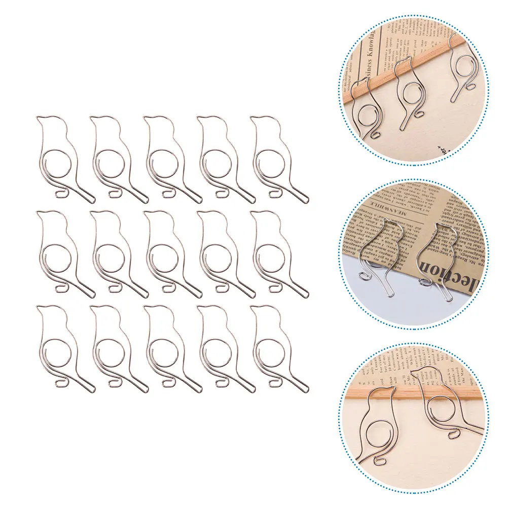 20pcs Creative Clips Stylish Bird Shape Metal Creative Clips Clamps School Supplies Unique Document Organizer
20pcs Creative Clips Stylish Bird Shape Metal Creative Clips Clamps School Supplies Unique Document Organizer