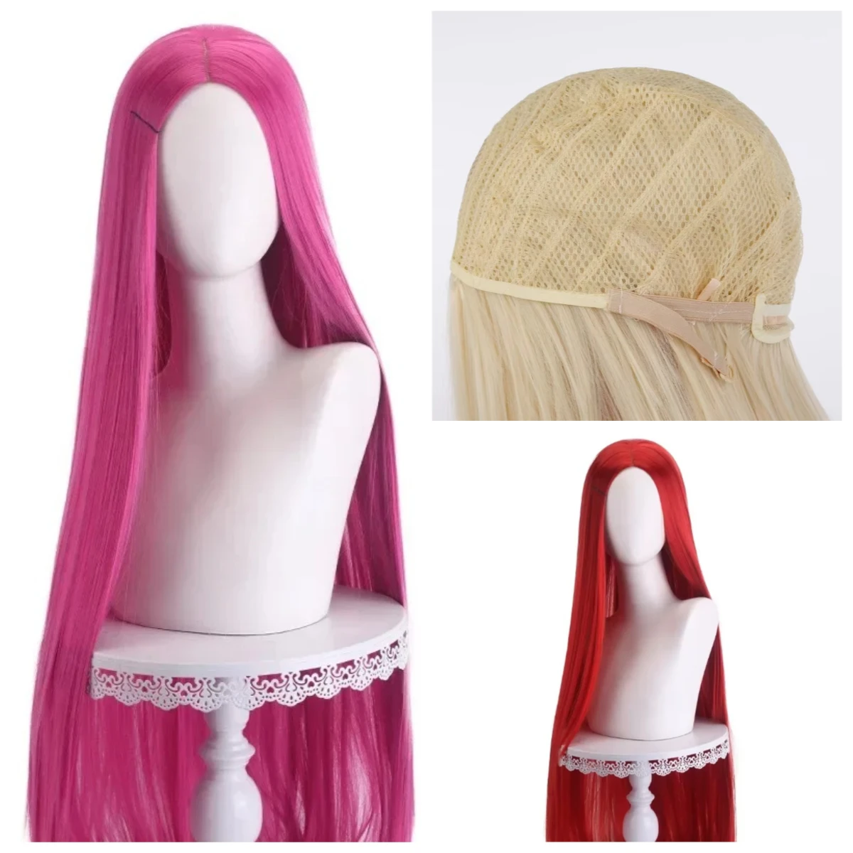 40 Inch Long Straight Synthetic Hair Wig Blond Pink Red Purple Colors Heat Resistant Cosplay Wigs for Women Halloween Party
40 Inch Long Straight Synthetic Hair Wig Blond Pink Red Purple Colors Heat Resistant Cosplay Wigs for Women Halloween Party