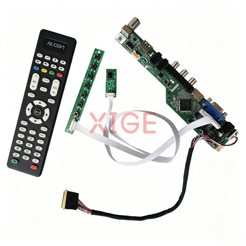 Drive Board Fit LTN156AT19 LTN156AT15 LTN156AT17 LTN156AT20 1366*768 USB+AV+VGA+HDMI Laptop Monitor 1366x768 LVDS-40 Pin Kit DIY
Drive Board Fit LTN156AT19 LTN156AT15 LTN156AT17 LTN156AT20 1366*768 USB+AV+VGA+HDMI Laptop Monitor 1366x768 LVDS-40 Pin Kit DIY