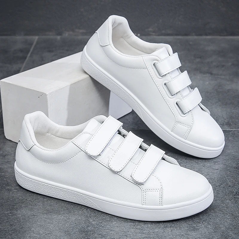 2025 Hook Loop Men's Casual Shoes Fashion Low Cut White Shoes Man Comfortable Flat Skateboarding Shoes Men zapatos para hombre
2025 Hook Loop Men's Casual Shoes Fashion Low Cut White Shoes Man Comfortable Flat Skateboarding Shoes Men zapatos para hombre