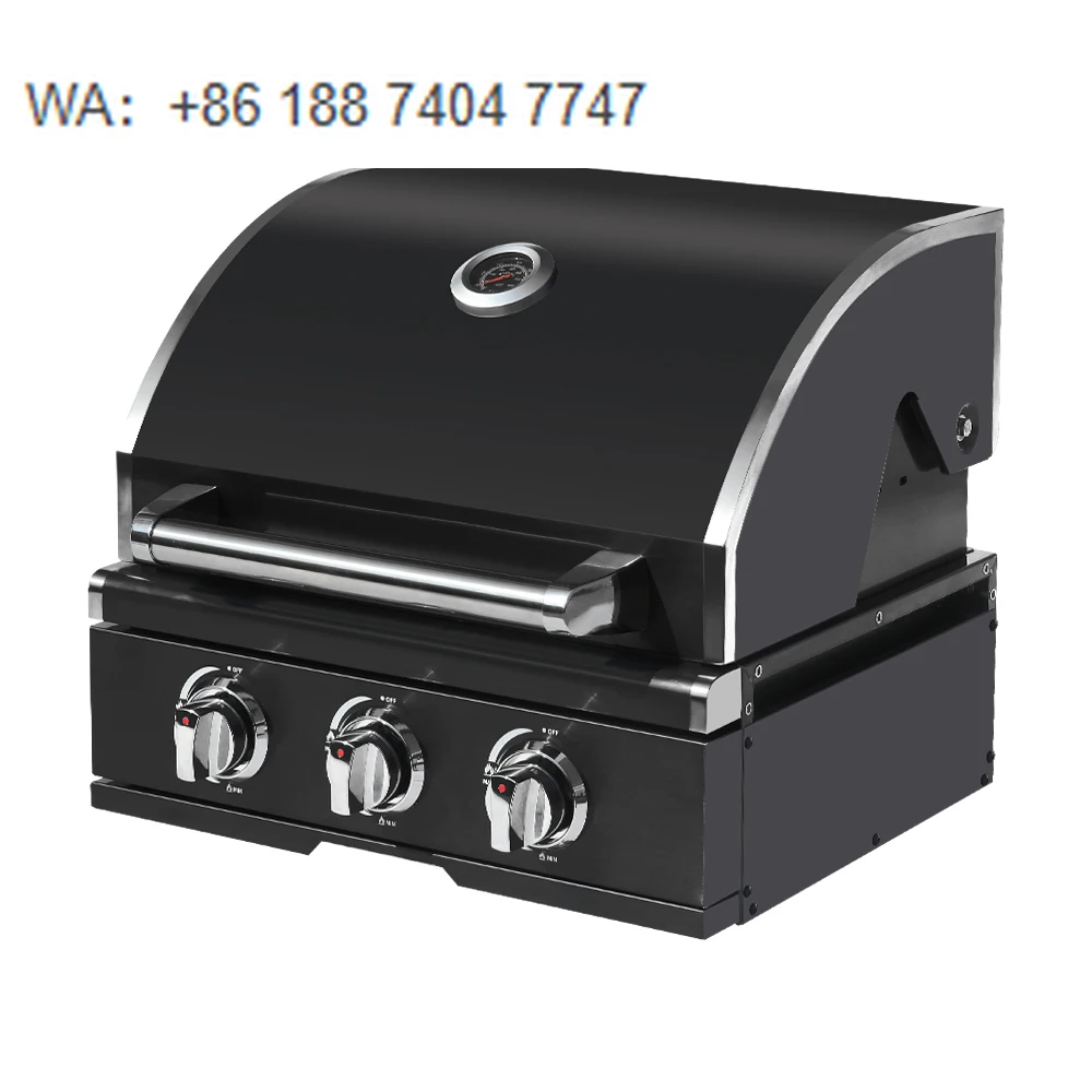 304 Stainless Steel Multifunction 4 Burner Outdoor Kitchen Built-in Natural Gas Barbecue BBQ Grills
304 Stainless Steel Multifunction 4 Burner Outdoor Kitchen Built-in Natural Gas Barbecue BBQ Grills